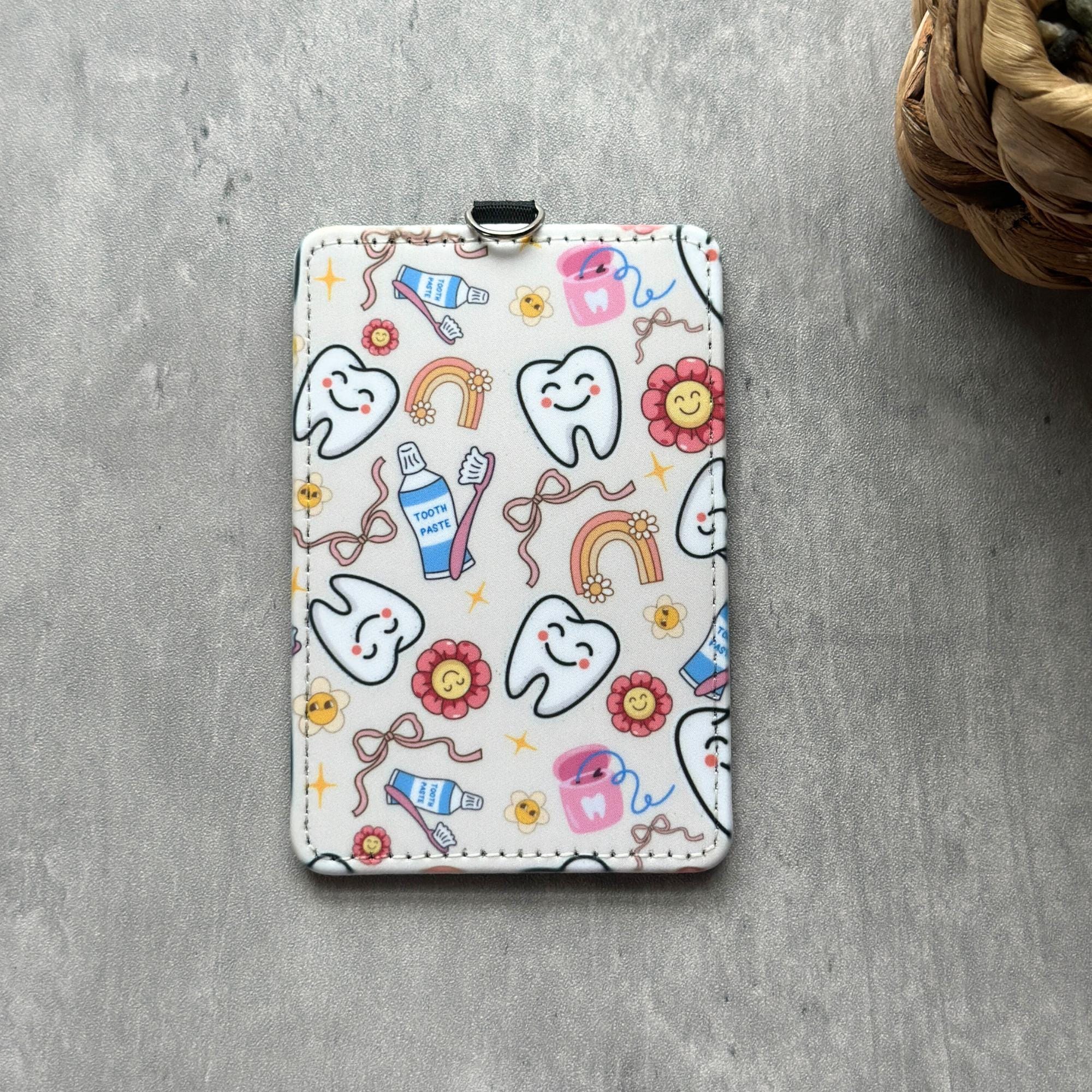 Custom Poly Leather ID Badge Holder, Teacher, Nurse Lanyard Accessory