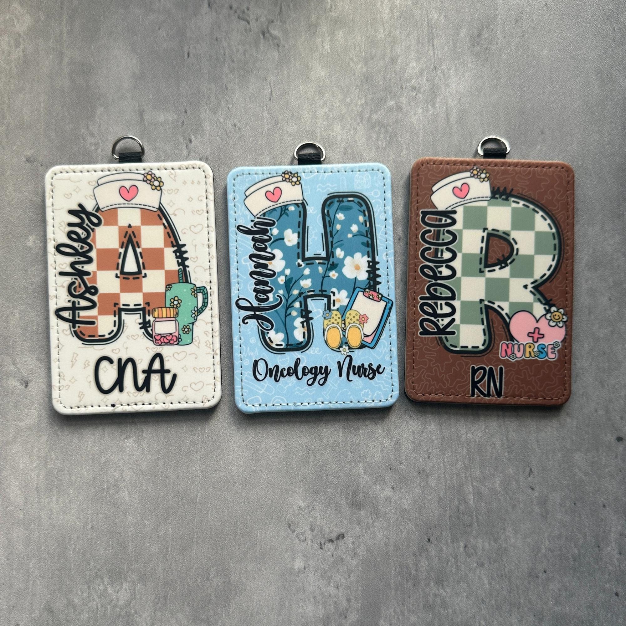 Custom Nurse ID badge holder, Gifts For Nursing Student And Healthcare Workers