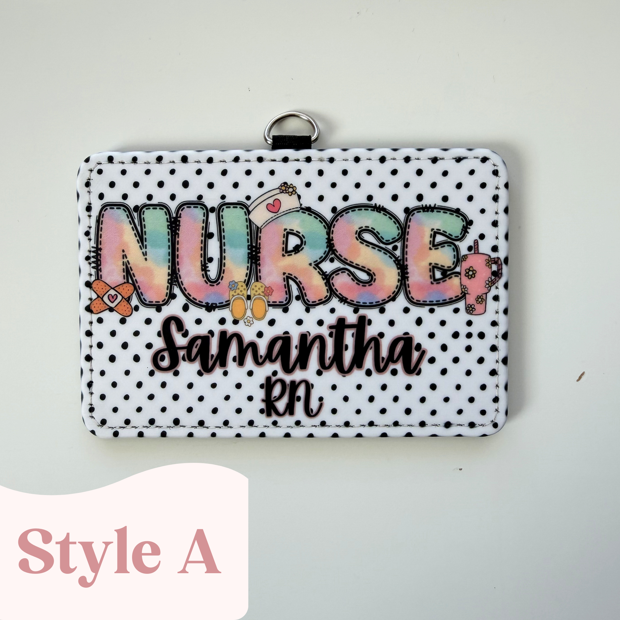 Horizontal Nurse Badge Holder