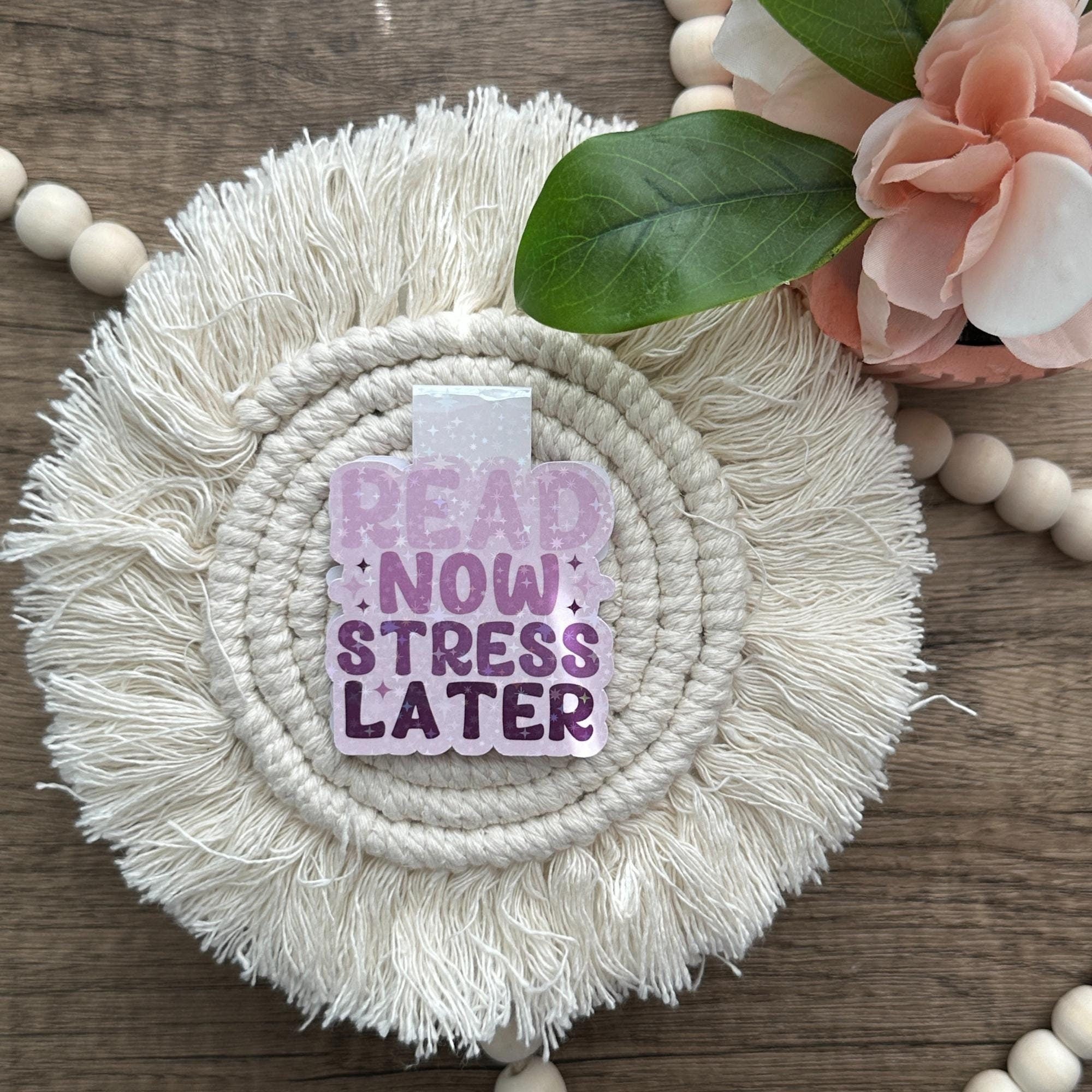 Holographic Magnetic Bookmark, Book Lover Gift