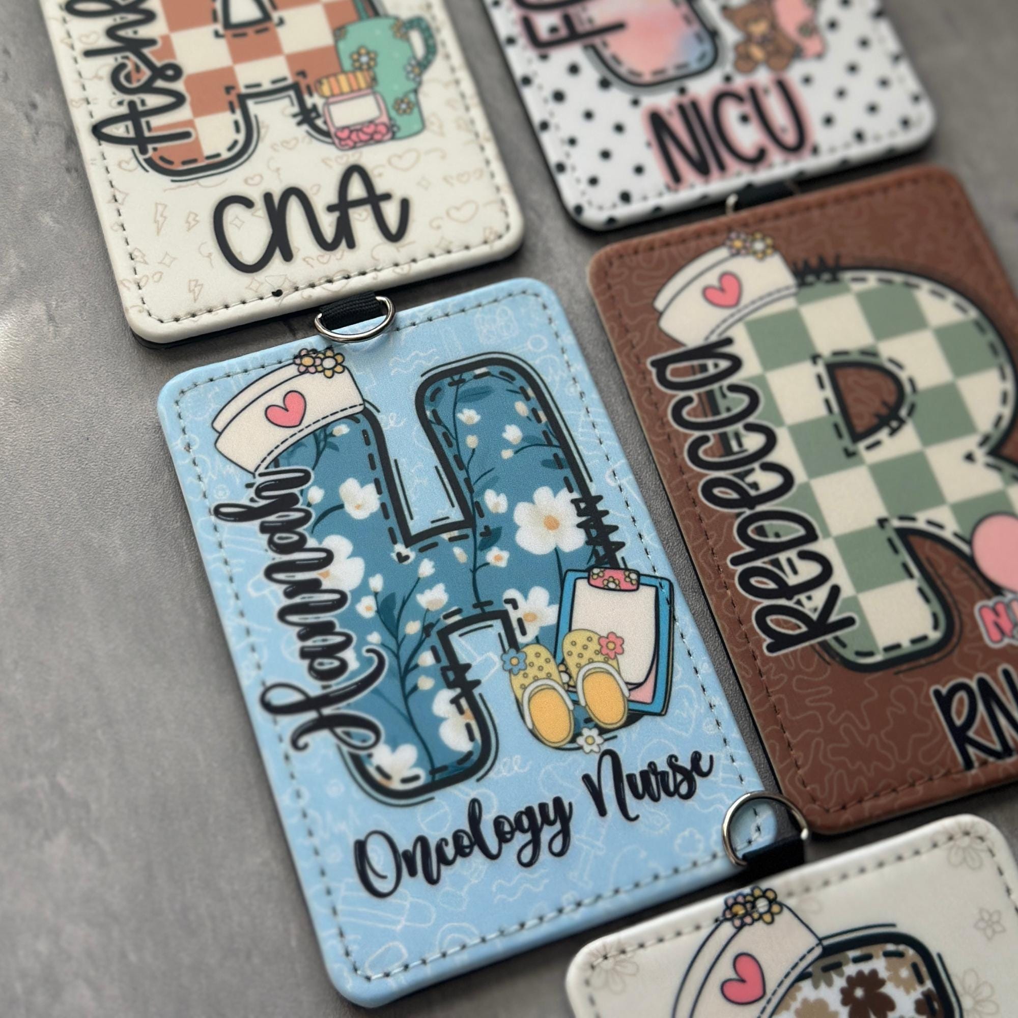 Custom Nurse ID badge holder, Gifts For Nursing Student And Healthcare Workers