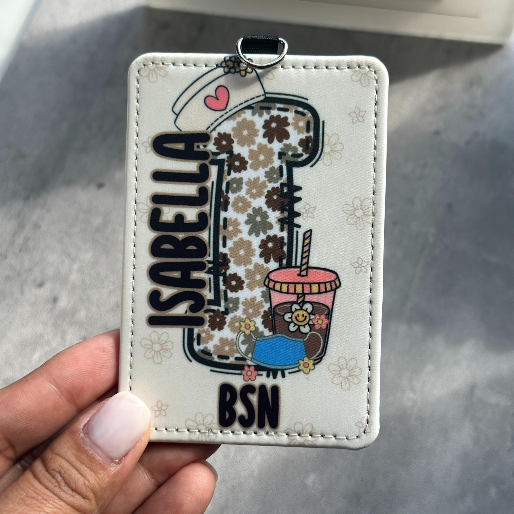 Custom Nurse ID badge holder, Gifts For Nursing Student And Healthcare Workers