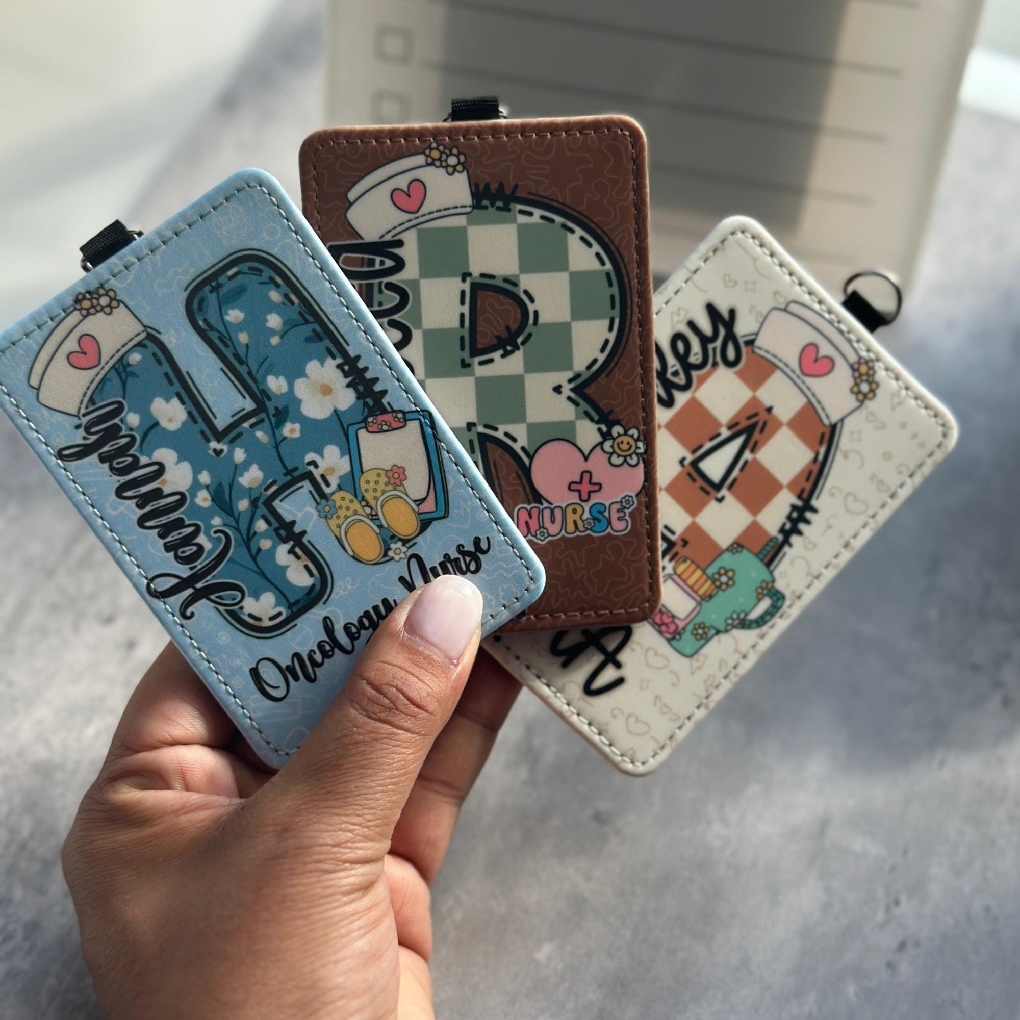 Custom Nurse ID badge holder, Gifts For Nursing Student And Healthcare Workers