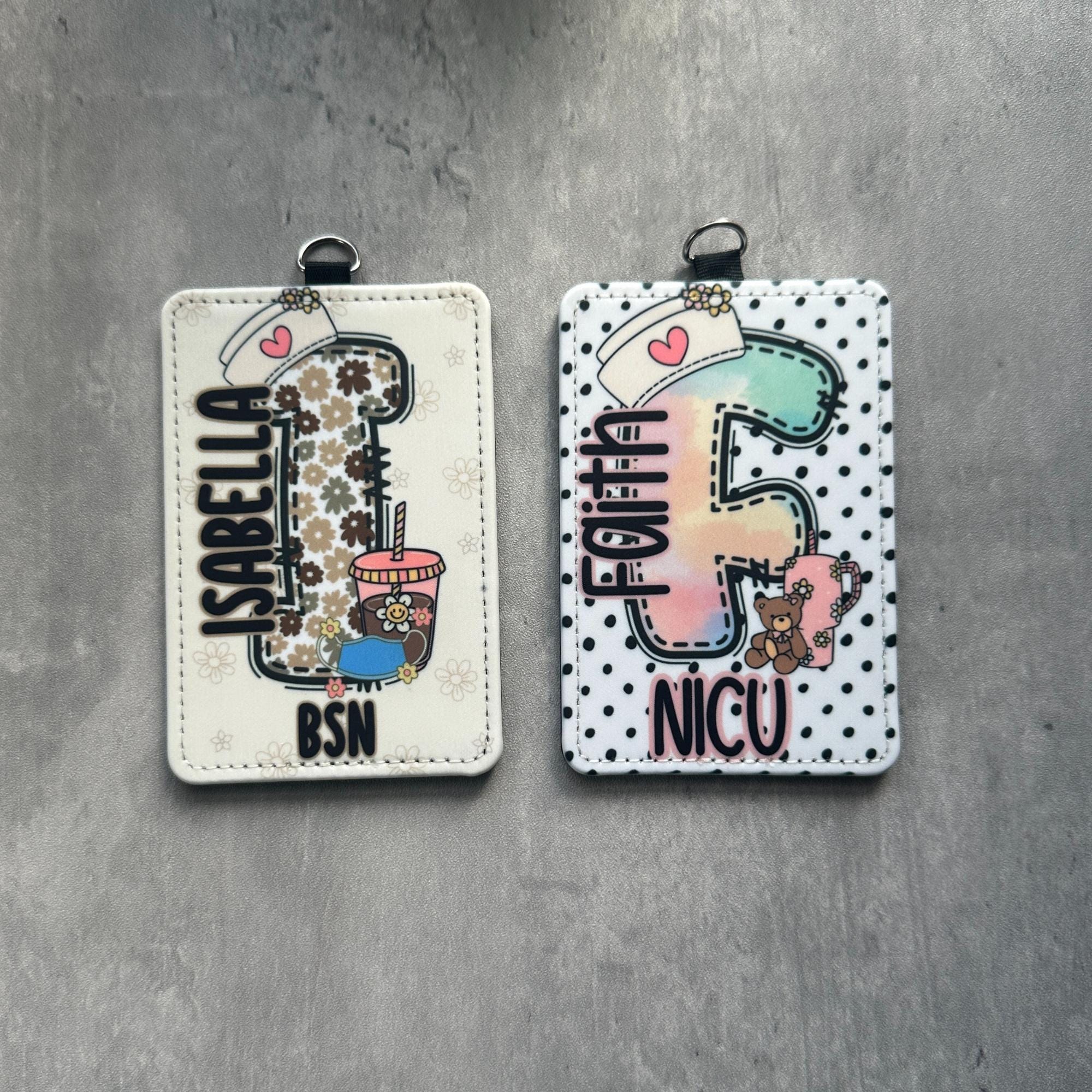Custom Nurse ID badge holder, Gifts For Nursing Student And Healthcare Workers